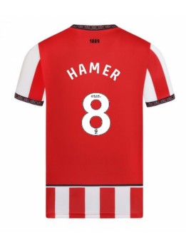 Billige Sheffield United Gustavo Hamer #8 Hjemmedrakt 2025-26 Kortermet